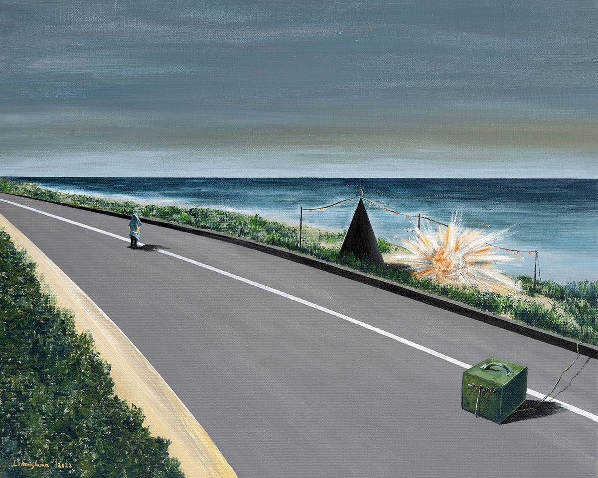 Coastal Road by Manghuan Li, customizable artist wall art print from 905Print