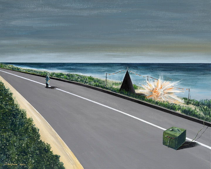 Coastal Road by Manghuan Li, customizable artist wall art print from 905Print