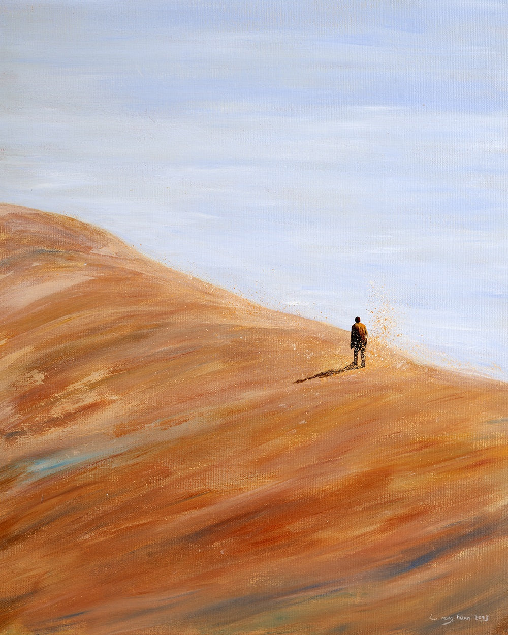 Desert Figure by Manghuan Li, customizable artist wall art print from 905Print