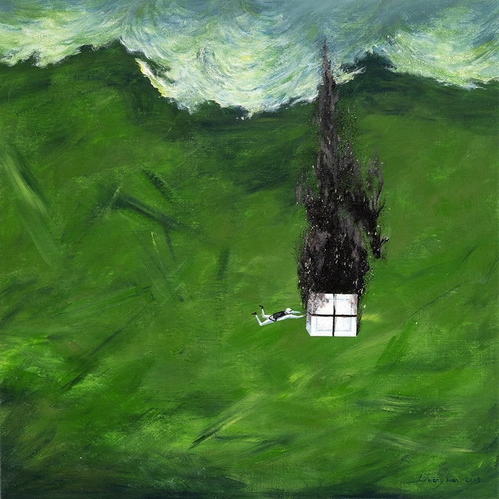 Green Hills by Manghuan Li, customizable artist wall art print from 905Print