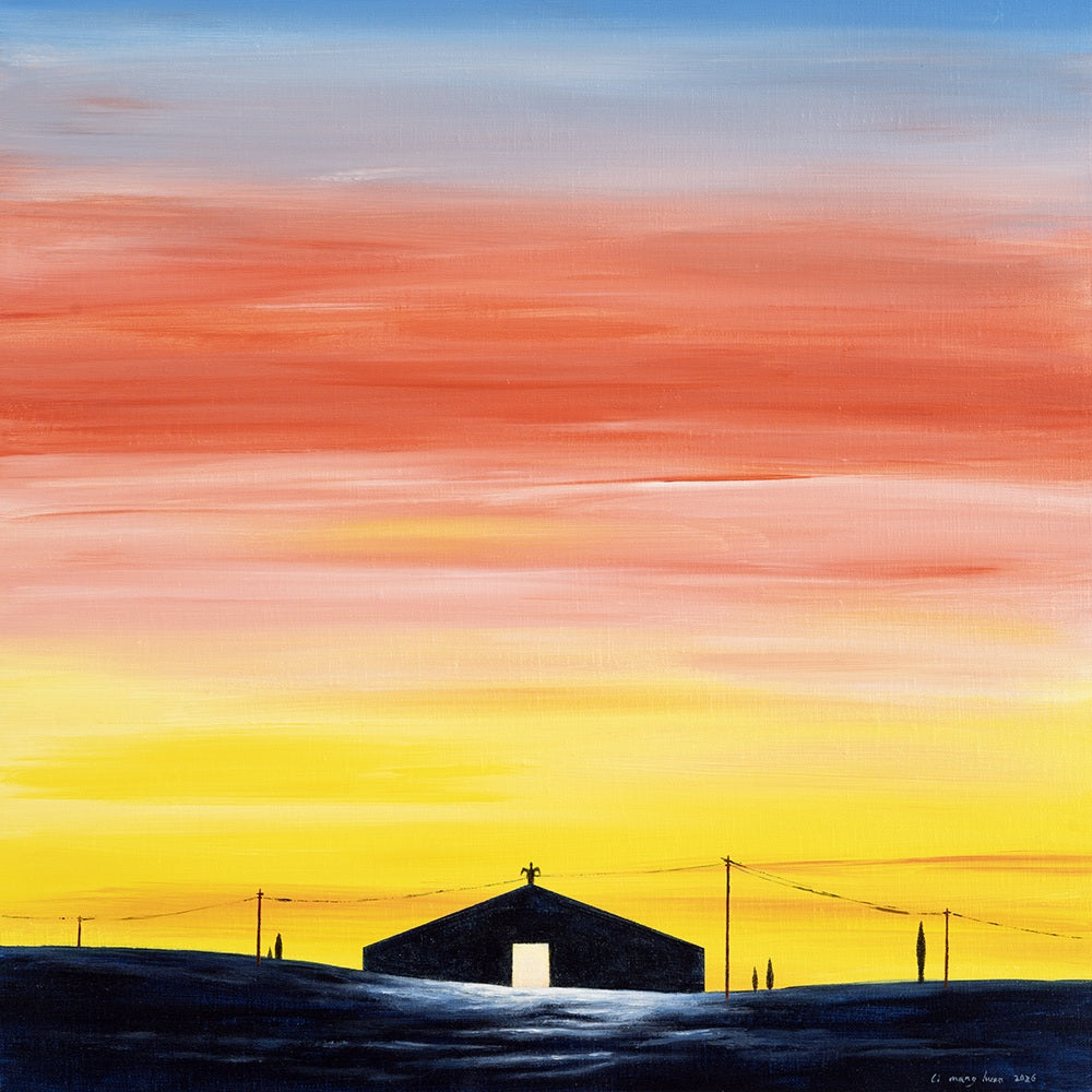 Sunset Track by Manghuan Li, customizable artist wall art print from 905Print