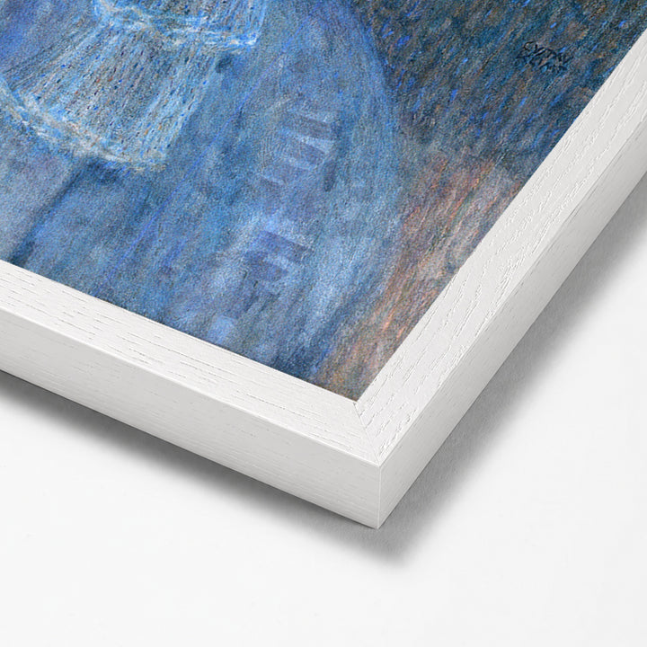 Marie Henneberg by Gustav Klimt white stock paper frame corner detail