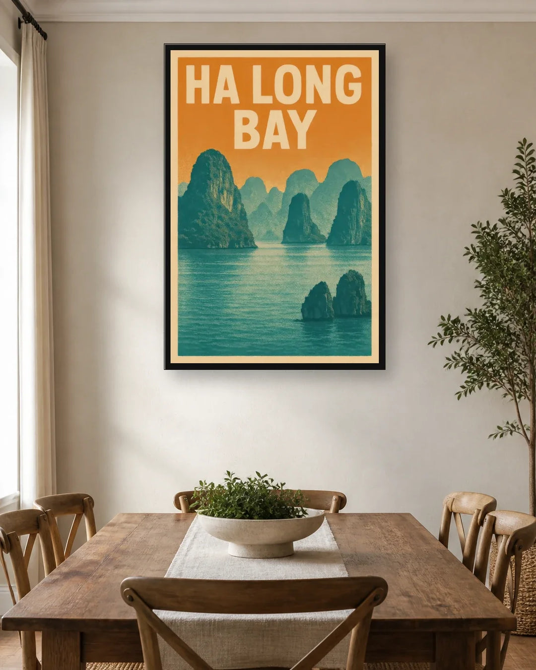 TVL GRA 010 dining room wall mockup