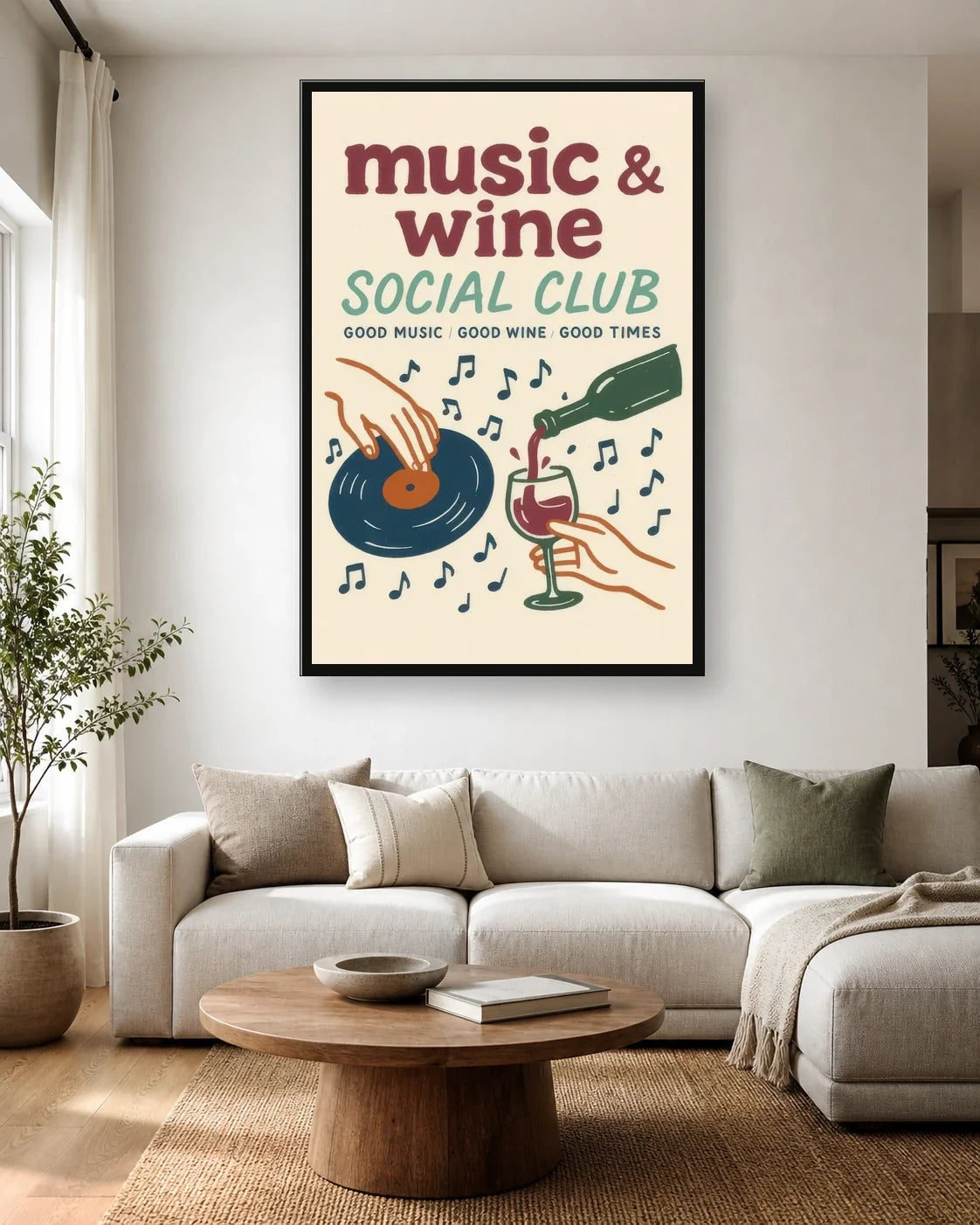 FOO TYP 011 living room wall mockup