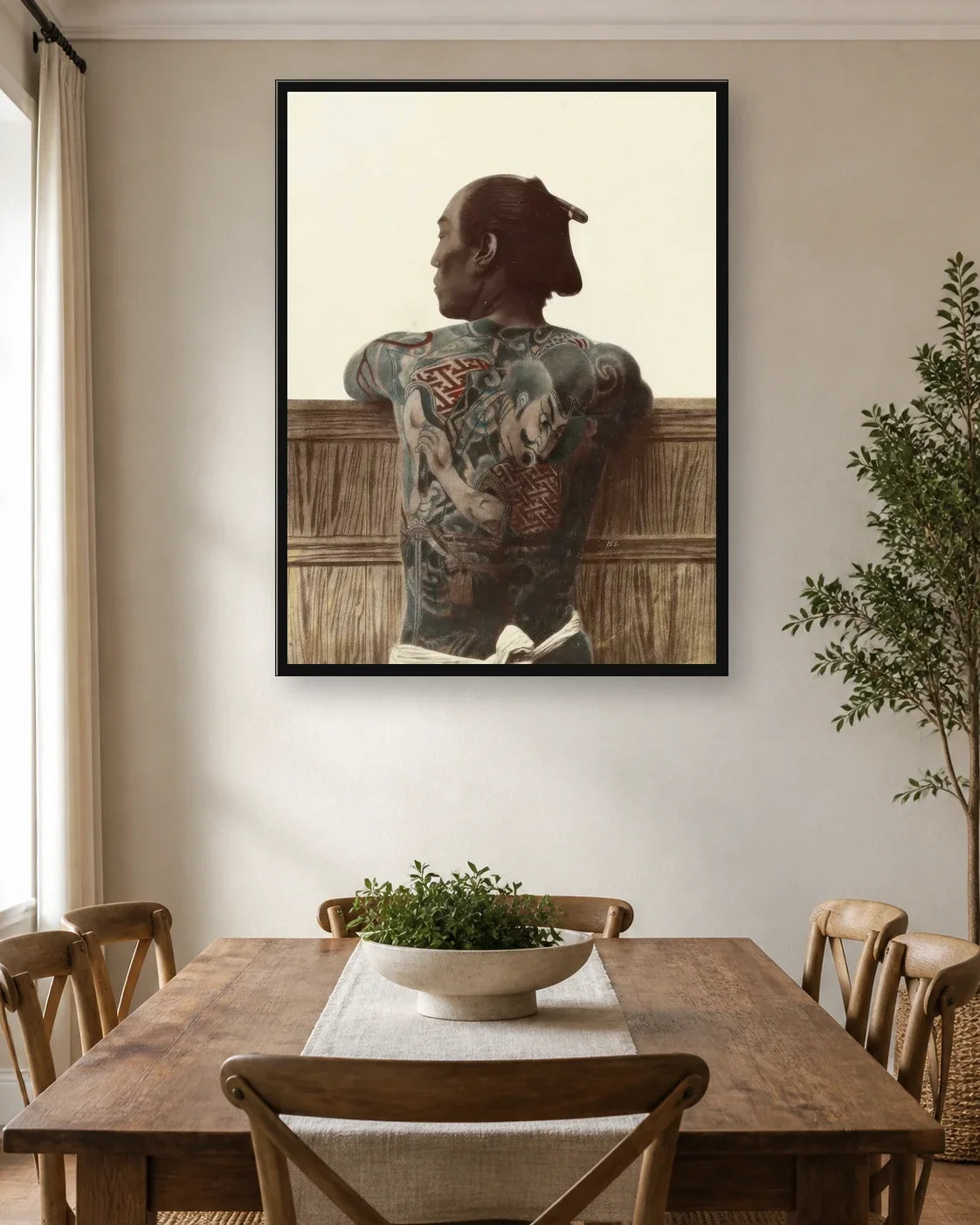 JAP SMU 026 dining room wall mockup