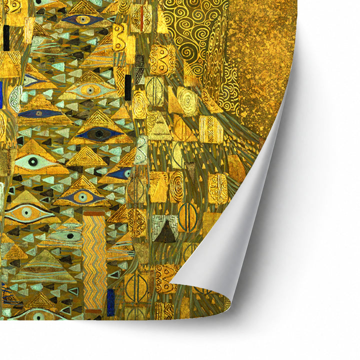 Portrait of Adele Bloch-Bauer I by Gustav Klimt unframed paper print corner detail
