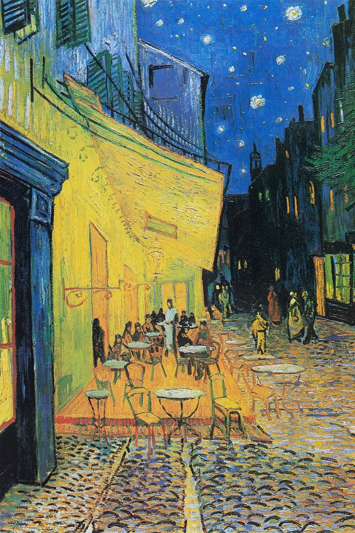 Café Terrace at Night by Vincent van Gogh, customizable wall art print from 905Print