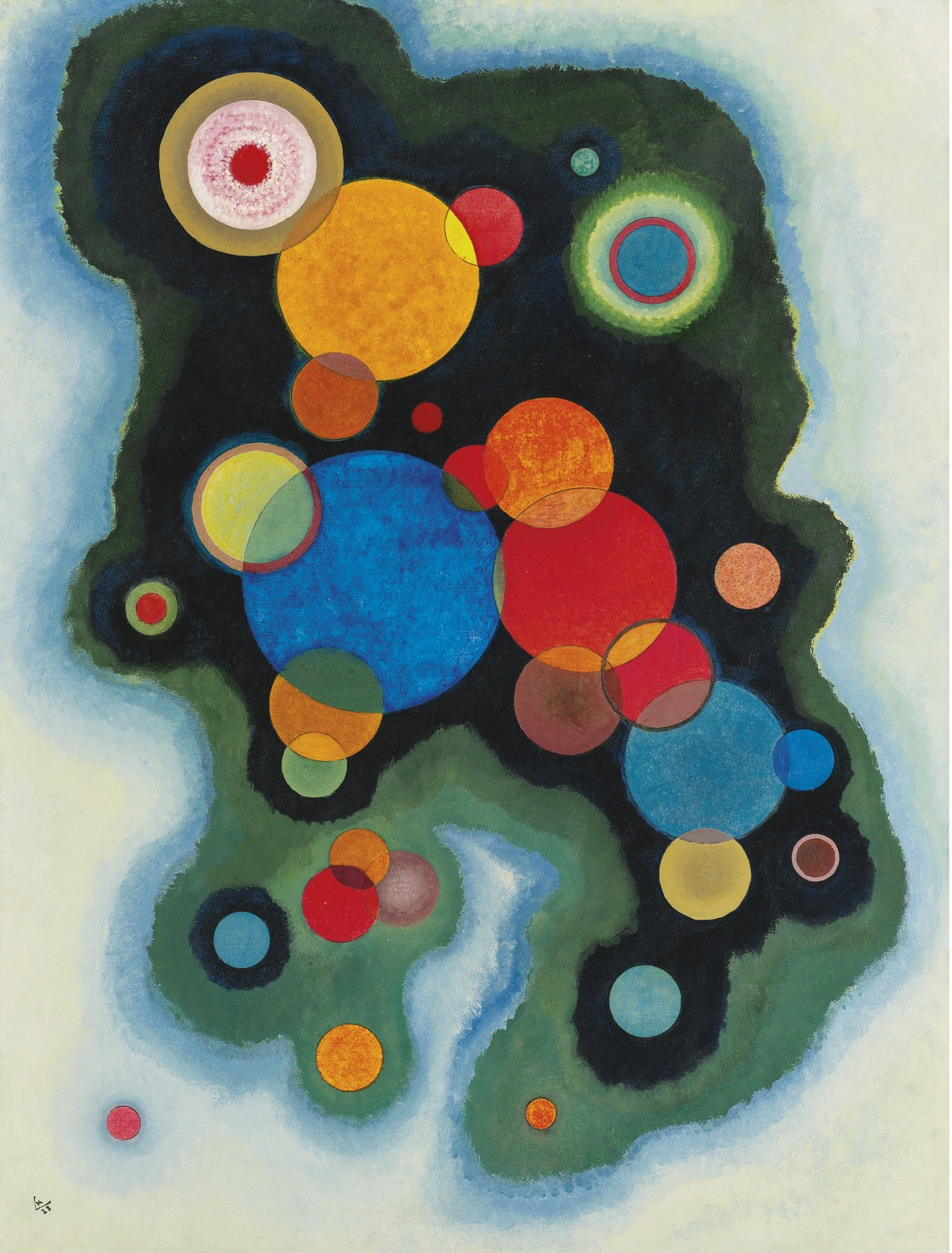 Deepened Impulse by Wassily Kandinsky, customizable wall art print from 905Print