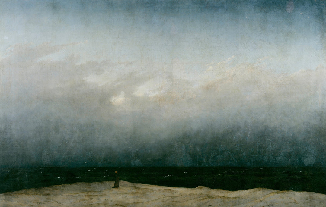 The Monk by the Sea by Caspar David Friedrich, customizable wall art print from 905Print