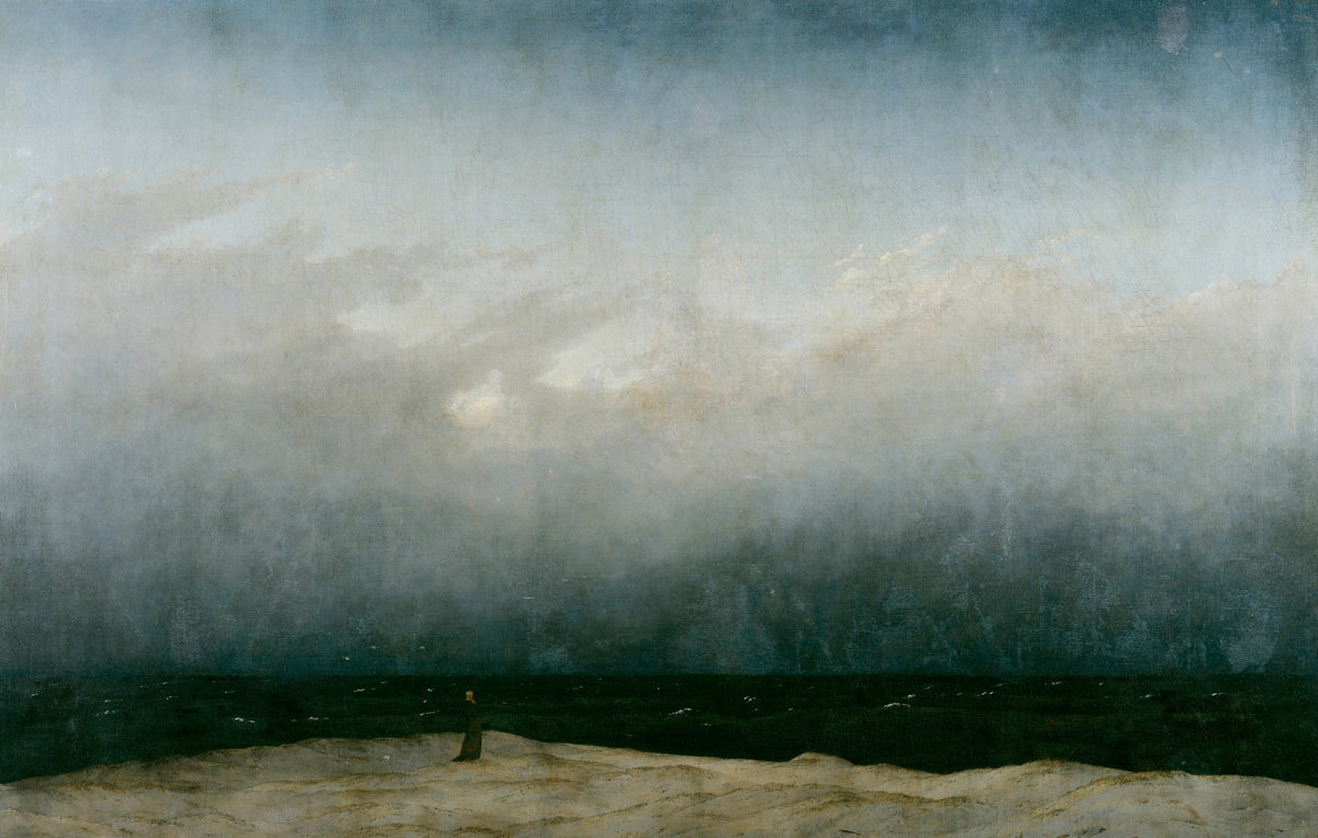 The Monk by the Sea by Caspar David Friedrich, customizable wall art print from 905Print