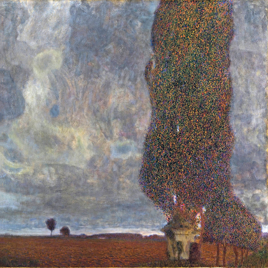 Approaching Thunderstorm The Large Poplar II by Gustav Klimt wall art print from 905Print