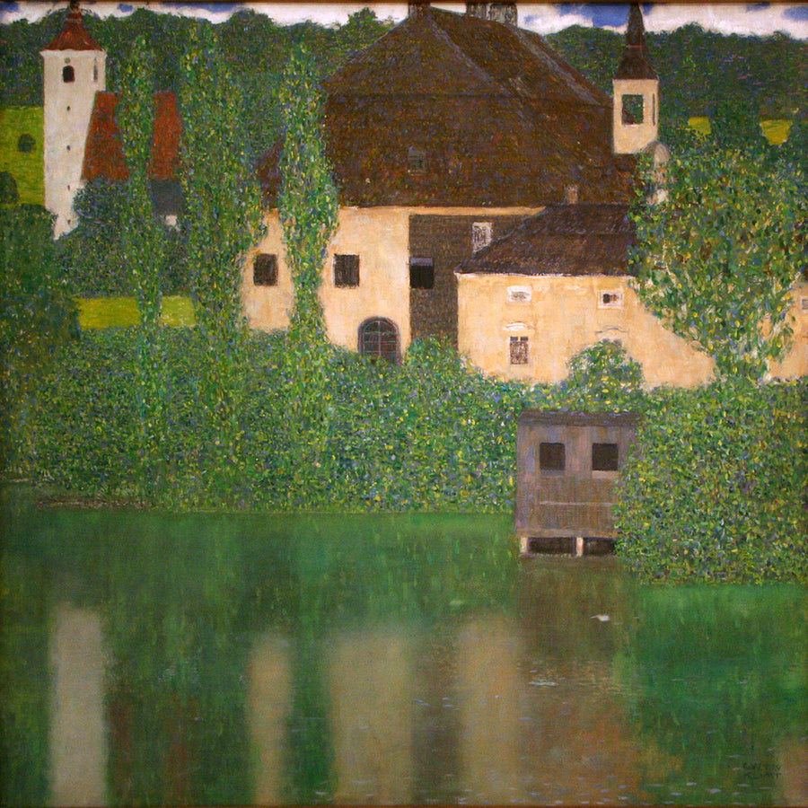 Castle with a Moat by Gustav Klimt wall art print from 905Print