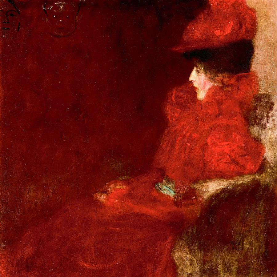 Dame im fauteuil by Gustav Klimt wall art print from 905Print