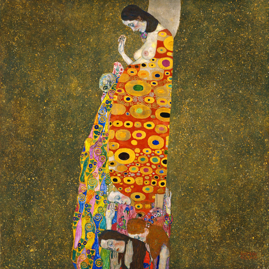 Hope II by Gustav Klimt wall art print from 905Print