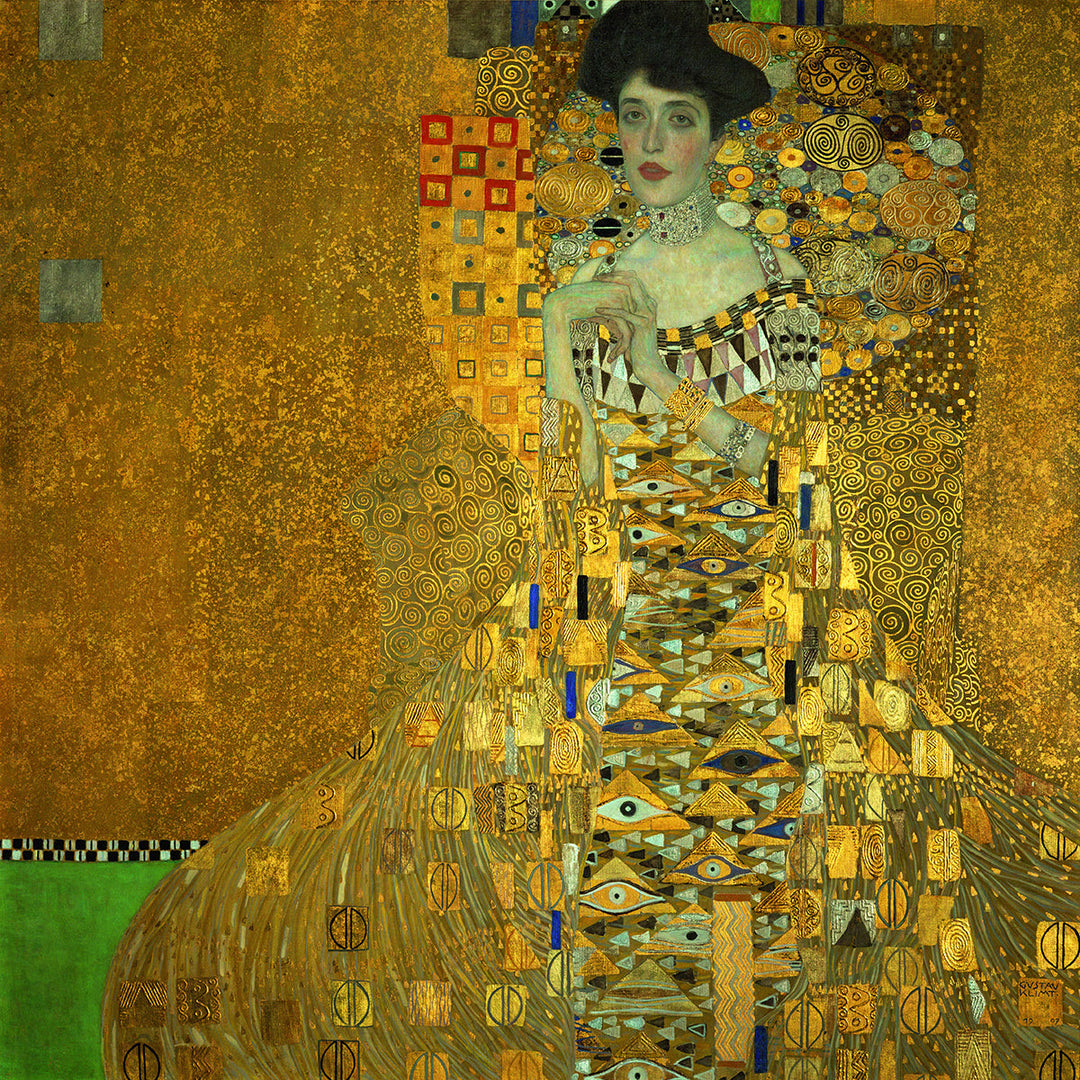 Portrait of Adele Bloch-Bauer I by Gustav Klimt wall art print from 905Print