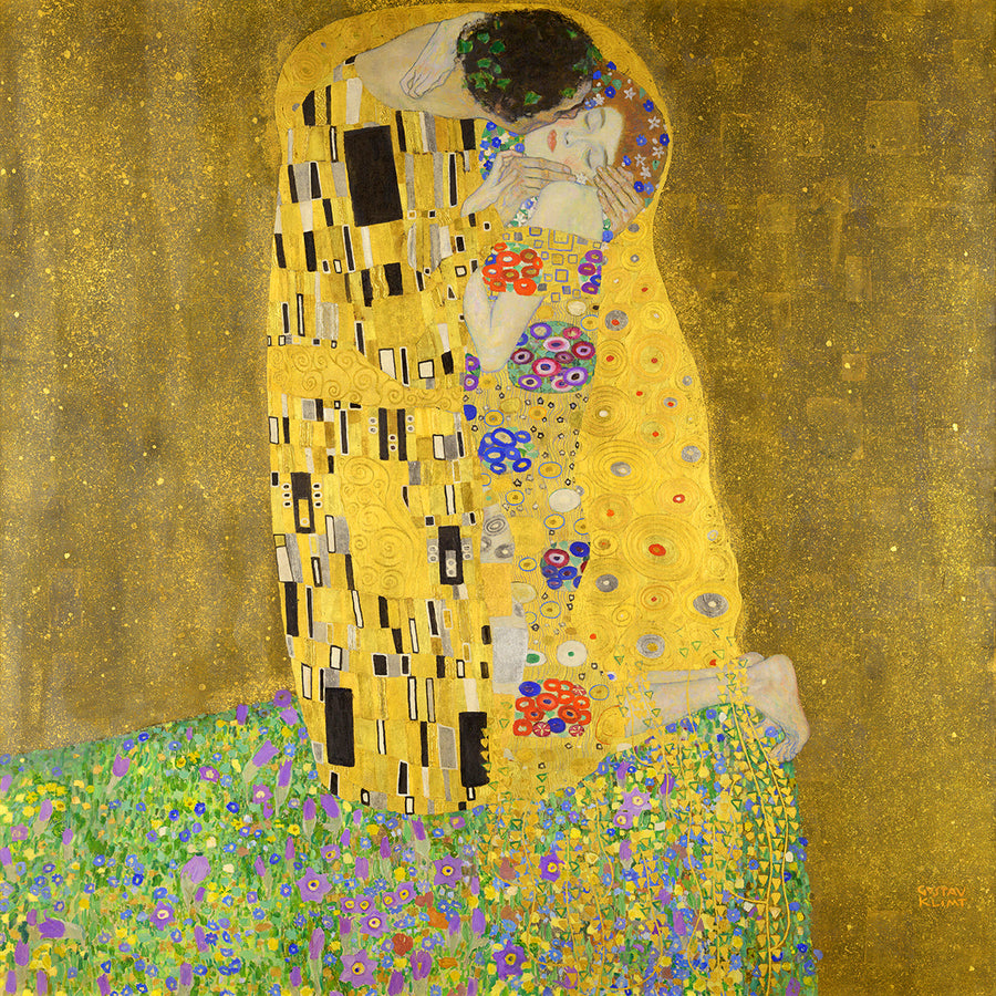 The Kiss by Gustav Klimt wall art print from 905Print