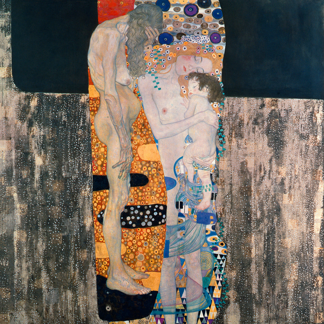 The Three Ages of Woman by Gustav Klimt wall art print from 905Print