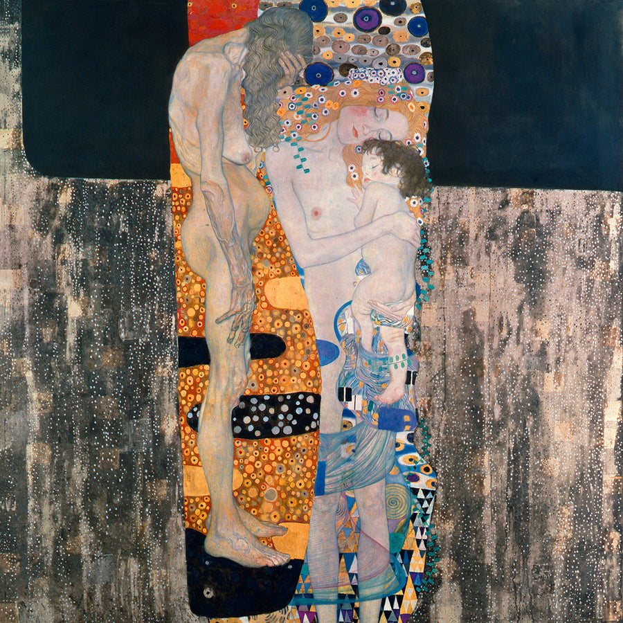 The Three Ages of Woman by Gustav Klimt wall art print from 905Print