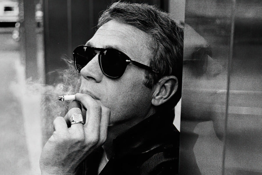 Cigarette Mcqueen wall art print from 905Print