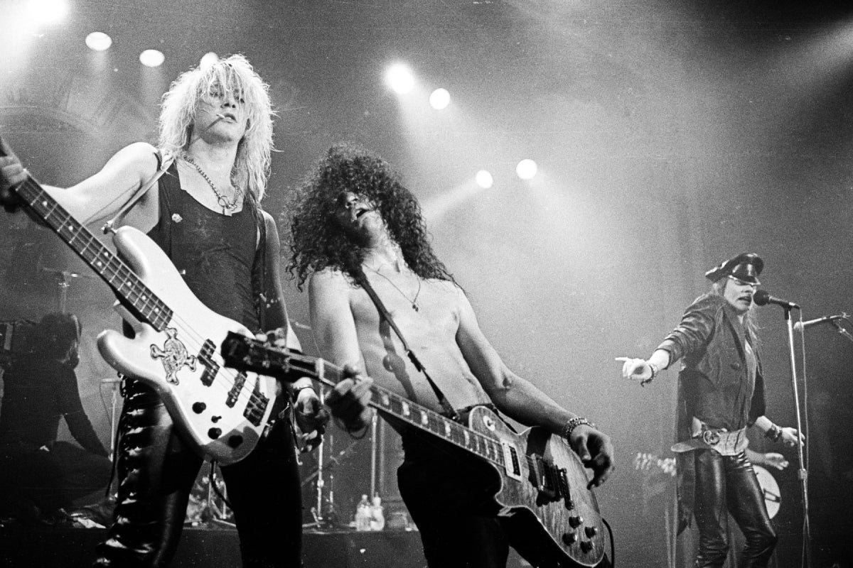 GUNS N ROSES Slash Duff wall art print from 905Print