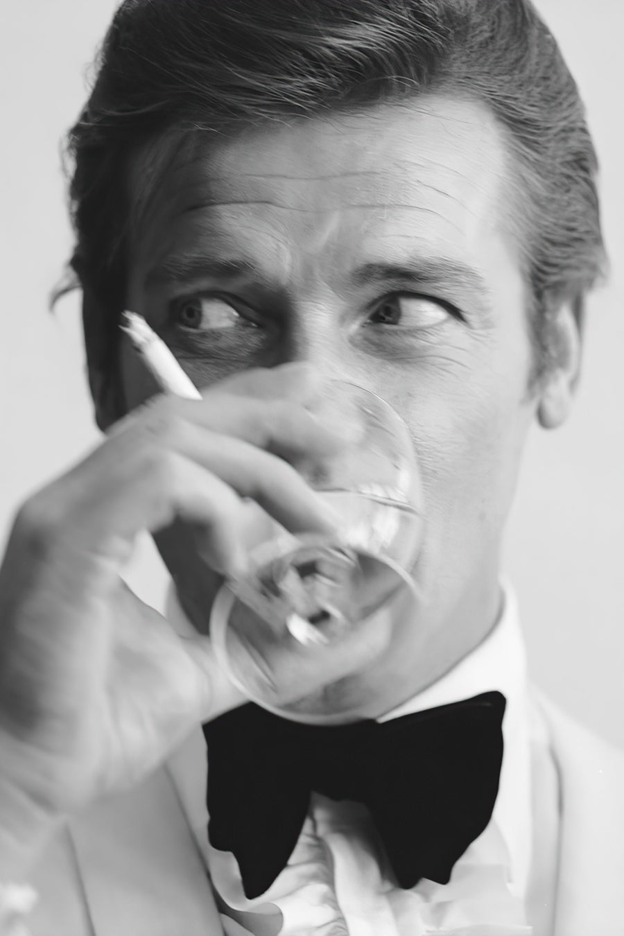 Martini Shaken Not Stirred Roger Moore James Bond 007 wall art print from 905Print