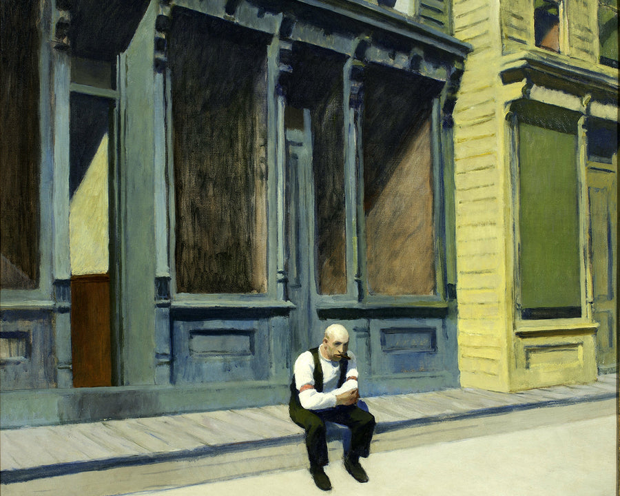 Sunday by Edward Hopper wall art print from 905Print