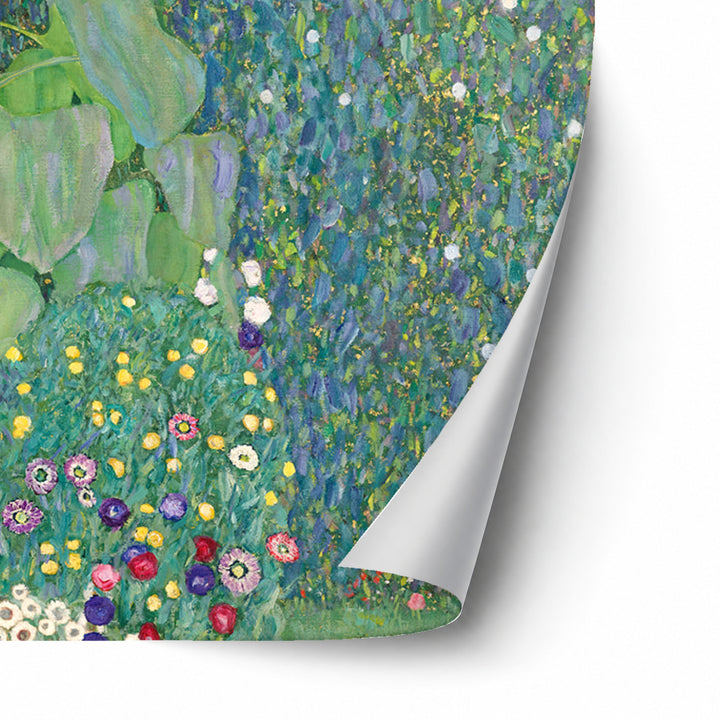 Sonnenblume by Gustav Klimt unframed paper print corner detail