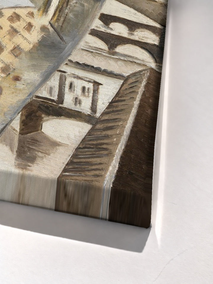 Souvenir of Florence by Paul Nash stretched canvas corner detail