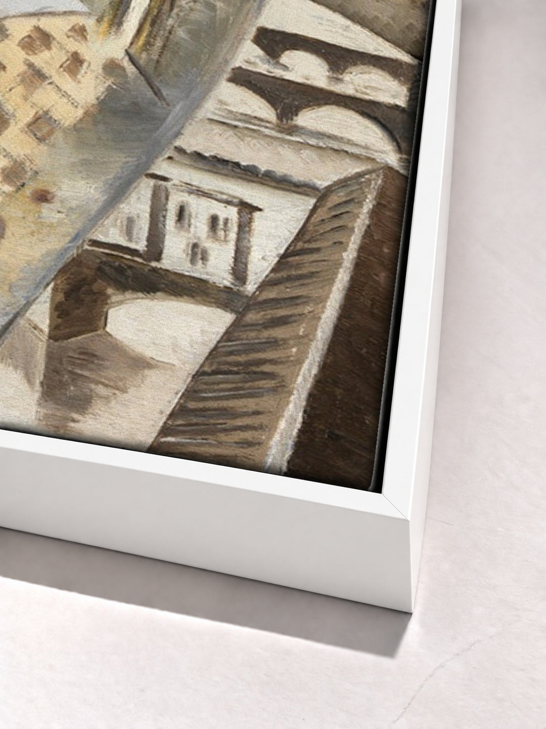 Souvenir of Florence by Paul Nash white floater frame corner detail
