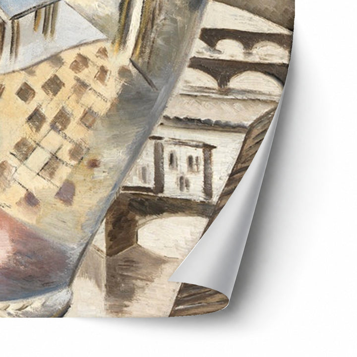 Souvenir of Florence by Paul Nash unframed paper print corner detail