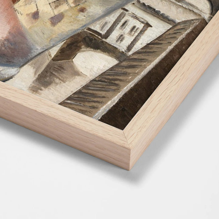 Souvenir of Florence by Paul Nash oak stock paper frame corner detail
