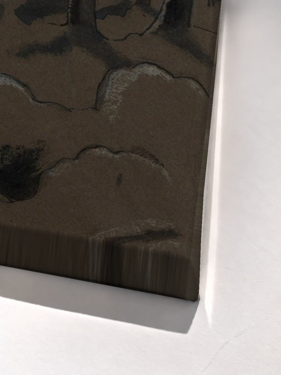 Sunrise, Inverness Copse by Paul Nash stretched canvas corner detail