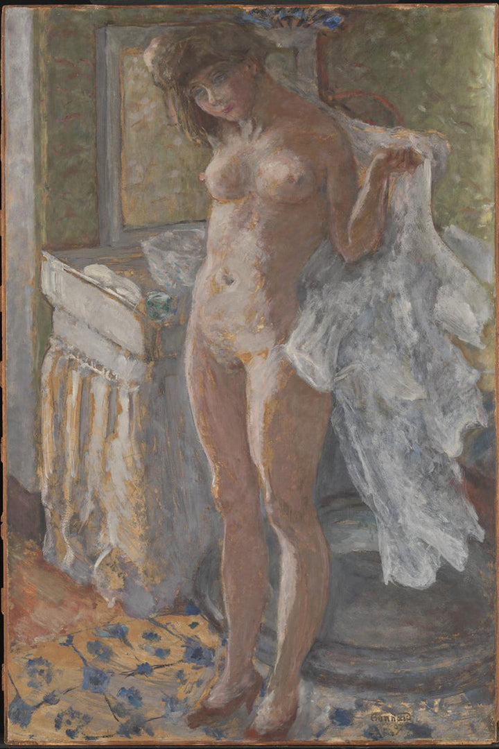 In the Bathroom by Pierre Bonnard customizable wall art print from 905Print