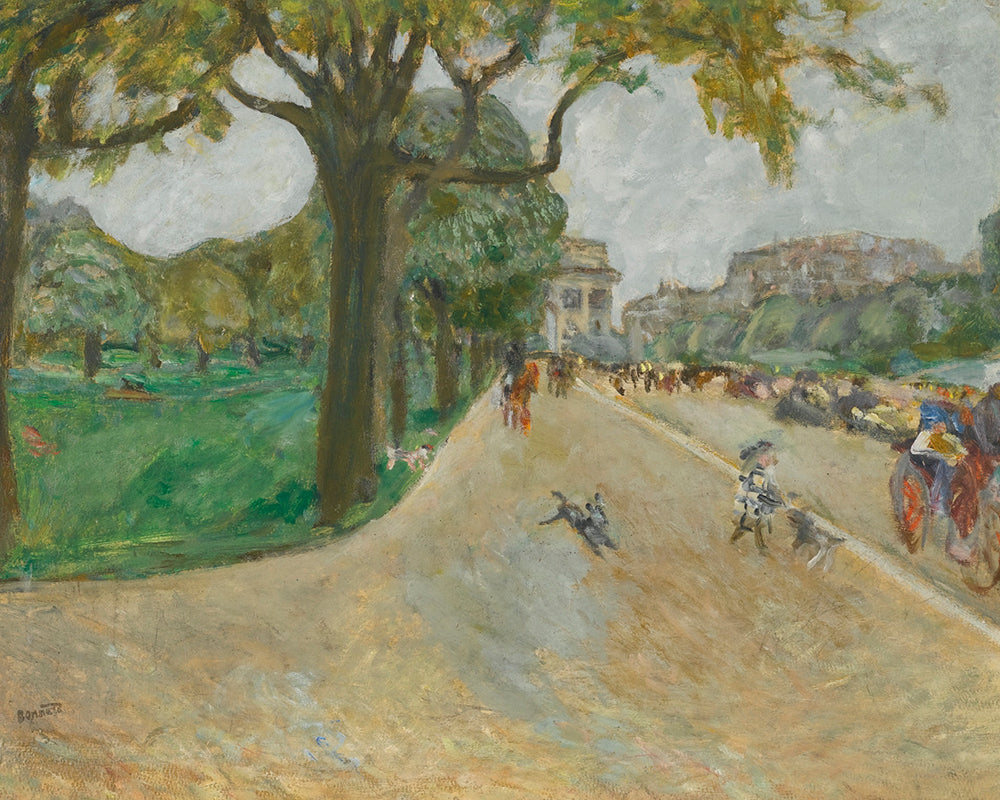 Avenue Du Bois by Pierre Bonnard customizable wall art print from 905Print