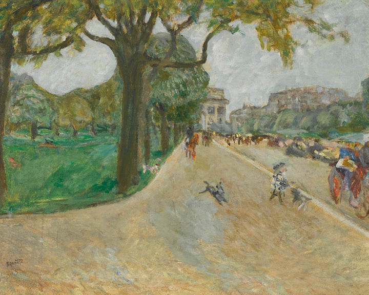 Avenue Du Bois by Pierre Bonnard customizable wall art print from 905Print
