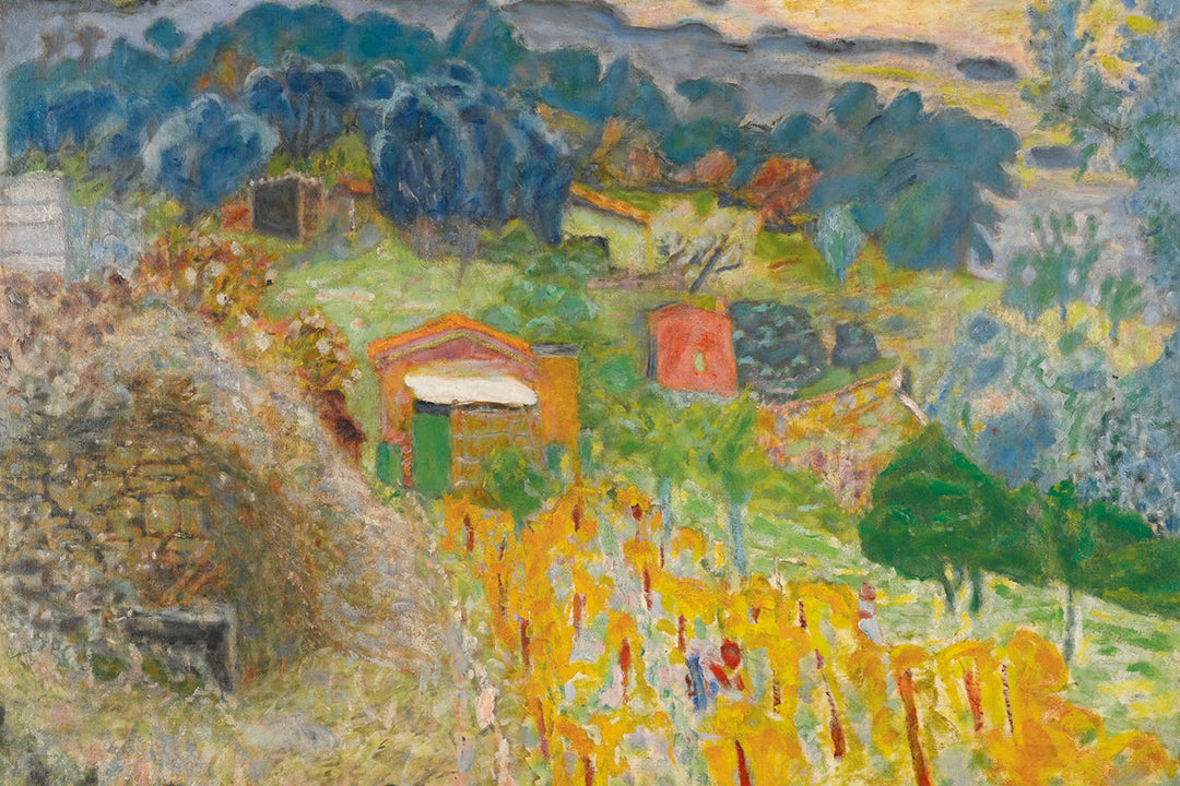 Cabanons Au Cannet by Pierre Bonnard customizable wall art print from 905Print