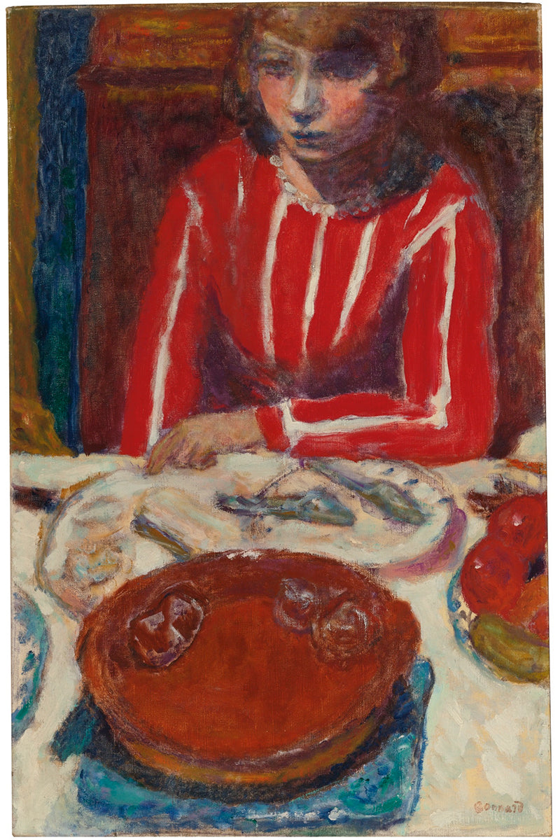 Femme À Table by Pierre Bonnard customizable wall art print from 905Print
