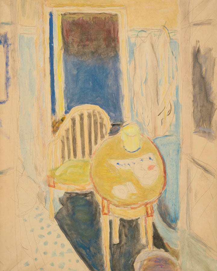 Intérieur Au Cannet by Pierre Bonnard customizable wall art print from 905Print