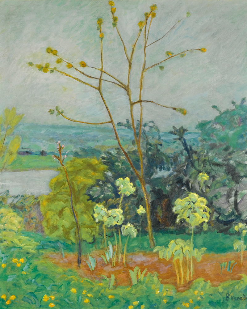 Jardin Au Bord De La Seine by Pierre Bonnard customizable wall art print from 905Print