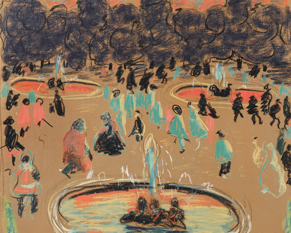 Jardin Public by Pierre Bonnard customizable wall art print from 905Print