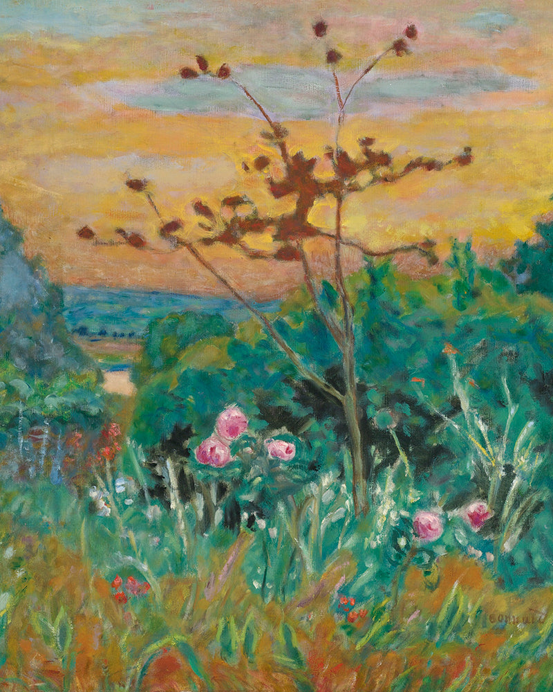 Jardin À Vernonnet by Pierre Bonnard customizable wall art print from 905Print