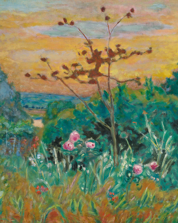 Jardin À Vernonnet by Pierre Bonnard customizable wall art print from 905Print