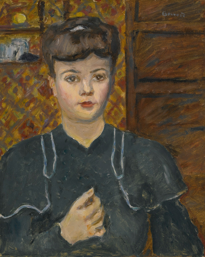 Jeune Femme, Robe Bleu by Pierre Bonnard customizable wall art print from 905Print