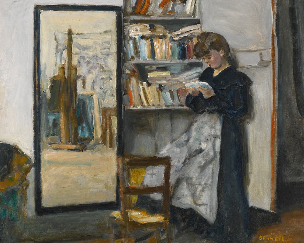 La Lecture by Pierre Bonnard customizable wall art print from 905Print