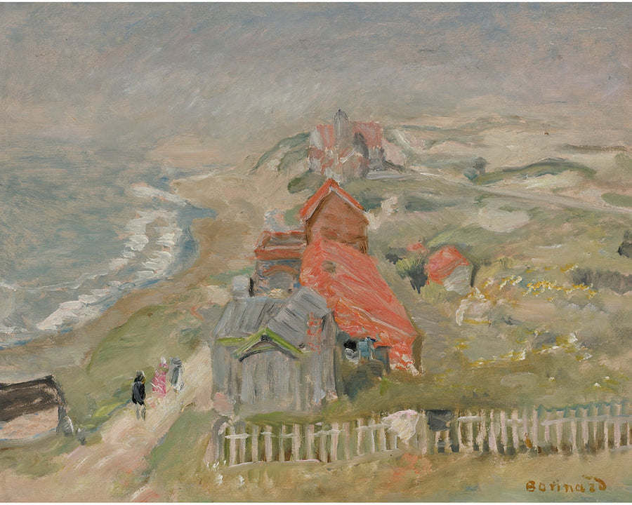 La Maison Au Bord Du Chemin Ou Maisons Sur La Falaise by Pierre Bonnard customizable wall art print from 905Print
