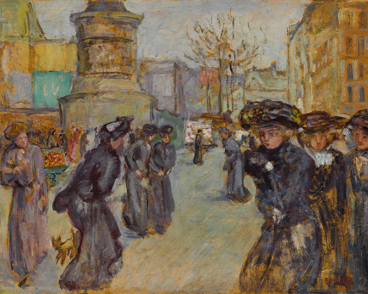 La Place Clichy by Pierre Bonnard customizable wall art print from 905Print