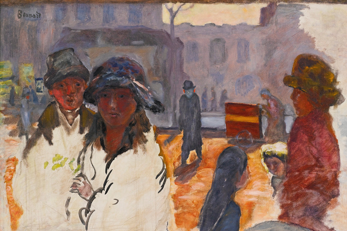La Rue, Orgue De Barbarie by Pierre Bonnard customizable wall art print from 905Print