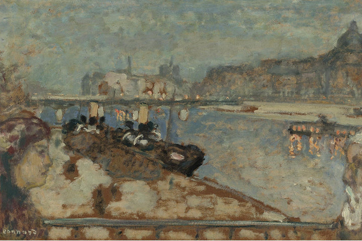 Les Quais De Paris by Pierre Bonnard customizable wall art print from 905Print