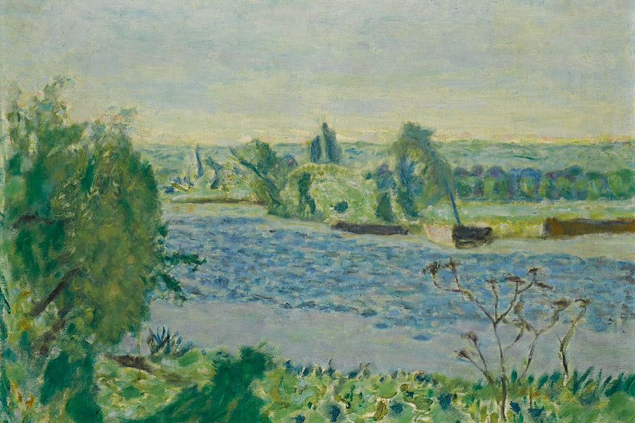 Matin Bleu Ou Petite Rivière by Pierre Bonnard customizable wall art print from 905Print