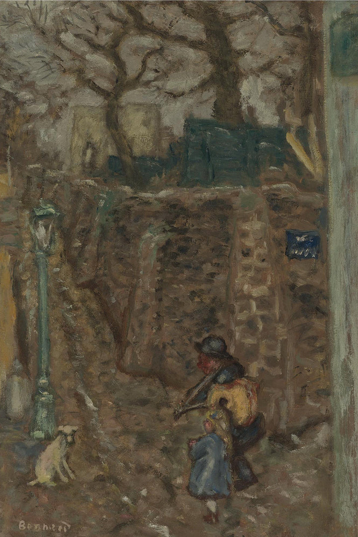 Montmartre, Vieil Homme Et Enfant by Pierre Bonnard customizable wall art print from 905Print